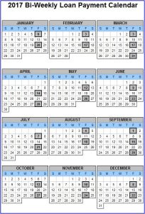 bi weekly pay calendar bi weekly payment cal