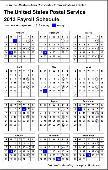 bi weekly pay calendar