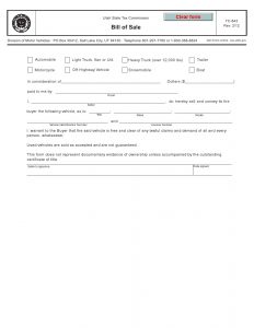 bill of sale for boat and trailer utah bill of sale tc