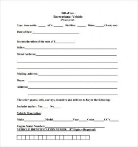 bill of sale for motorcycle motorcycle bill of sale template