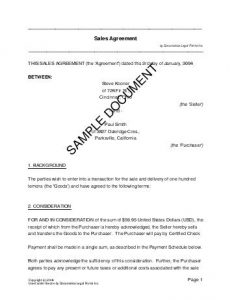 bill of sale templates salesag sample pdf