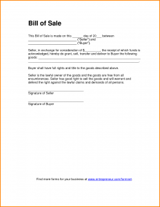 bill of sale word template bill of sale template word