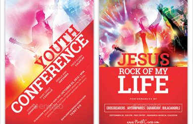 birthday bash flyer church youth event flyer