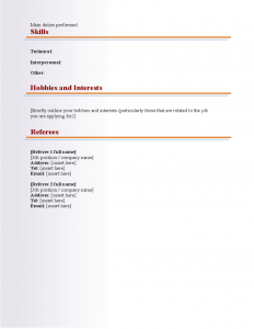 blank basic resume templates basic blank cv resume template for fresher l