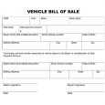 blank bill of sale blank printable bill of sale template