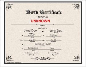 blank birth certificate blank birth certificate
