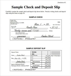 blank checks pdf free blank deposit check template in pdf