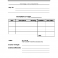 blank commercial invoice proforma invoice template example l
