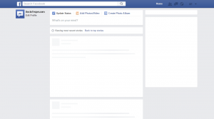 blank facebook page facebook down blank profile