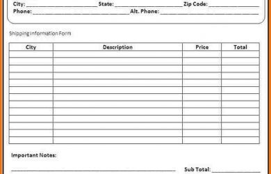 blank invoice template blank receipt template shipping invoice template1
