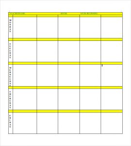 blank lesson plan template simple blank lesson plan template