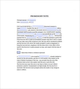 blank promissory note form blank promissory note pdf