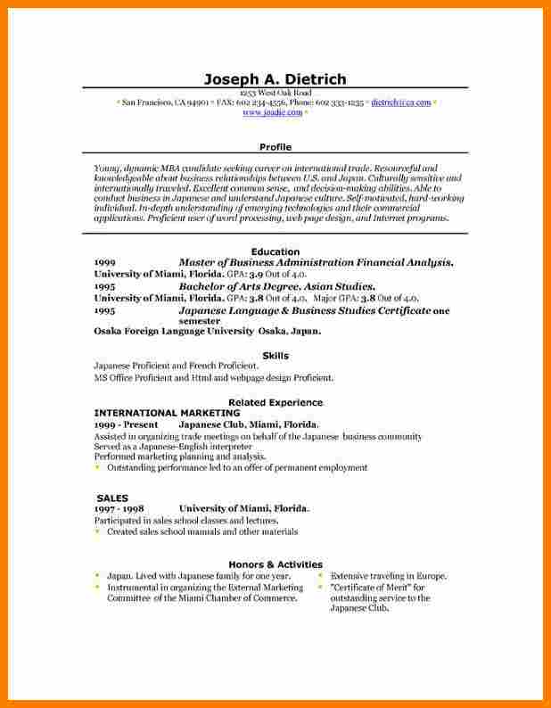 blank resume templates for microsoft word