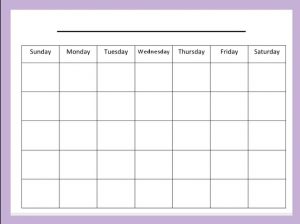 blank schedule template blank monthly calendar template
