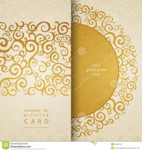 blank wedding invitation templates vintage greeting cards invitation lace gold ornament golden curls template frame design card you can place your text