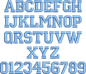 block letter font block letter embroidery font 16443