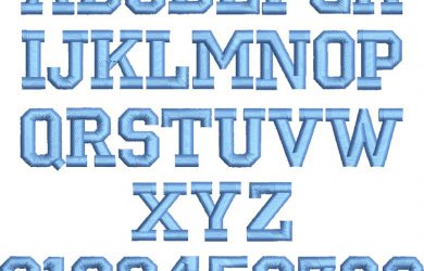 block letter font block letter embroidery font 16443