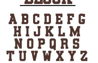 block lettering font fonts block font