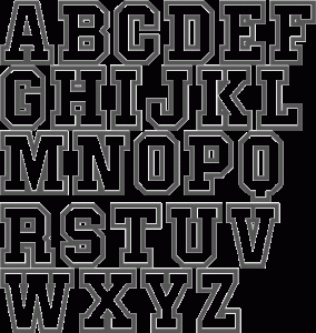 block letters font nicksfonts joecollegenf