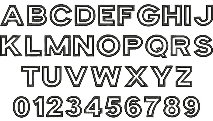 block letters font
