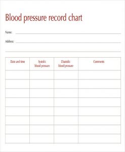 blood pressure recording charts record blood pressure chart