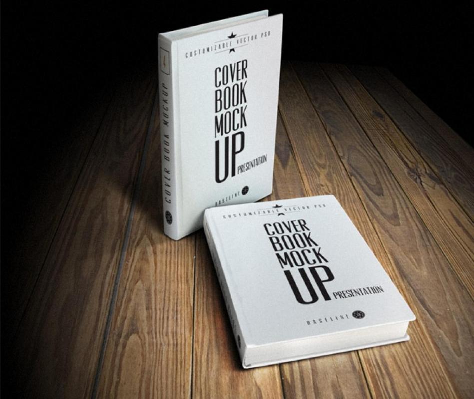 book cover template photoshop