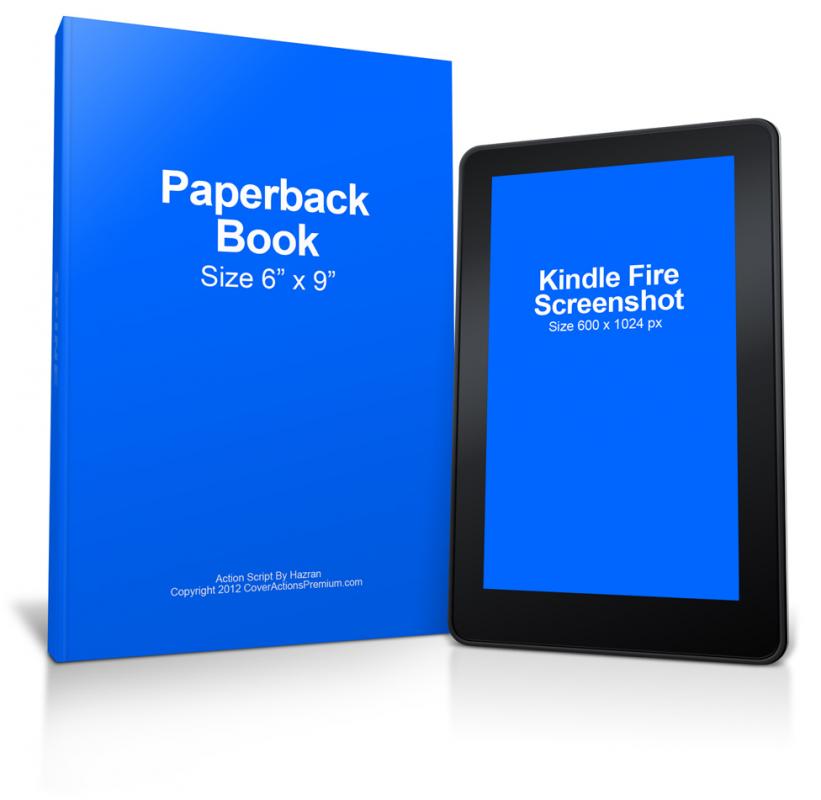 book cover template photoshop