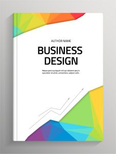 book cover template psd brochure and book cover creative vector