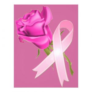 breast cancer awareness flyer pink ribbon with rose breast cancer awareness flyer pzvbd
