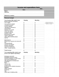 budget calendar template income and expenditure form template l