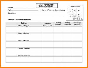budget planning template e lesson plan template