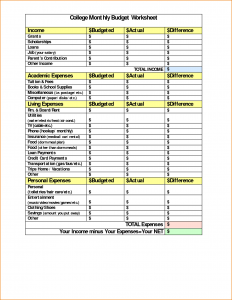 budget worksheet pdf budget sheet pdf