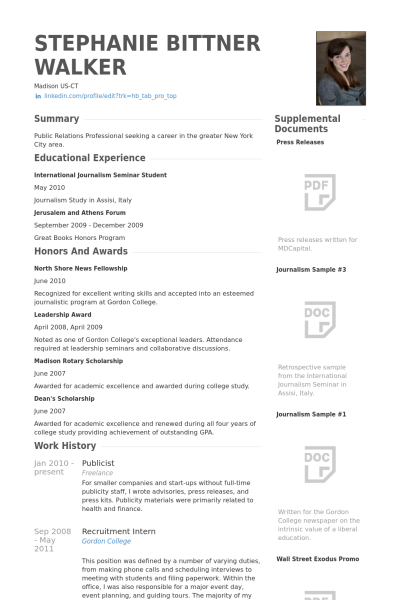 business administration resume