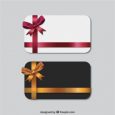 business card template download set of gift cards