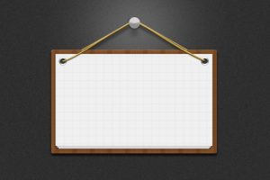 business cards icons message board notice psd
