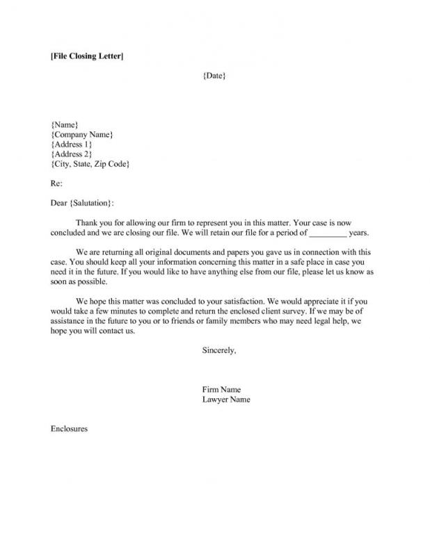 Business Closing Letter | Template Business