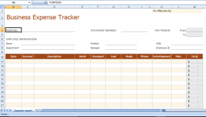 business expense template business expense tracker template