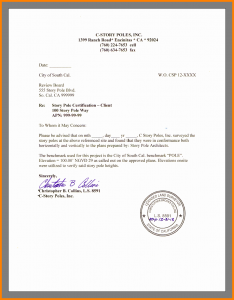 business financial statement template letter of certification certification example