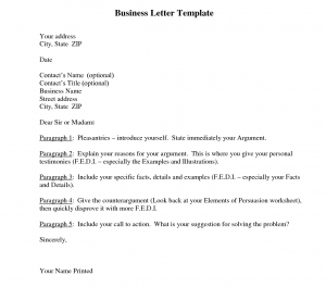 business letter template business letter template