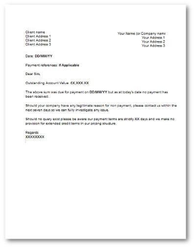 business letter templates