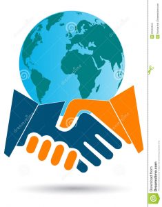 business partnership contract global business deal