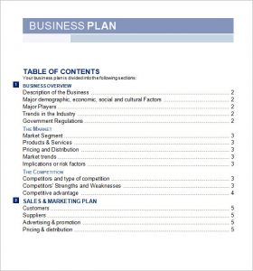 business plan template pdf free business plan template