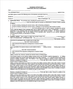 business purchase agreement pdf business purchase and sale agreement