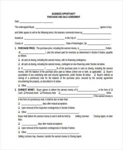 business purchase agreement pdf business purchase and sale agreement form