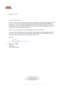 business reference letter reference letter