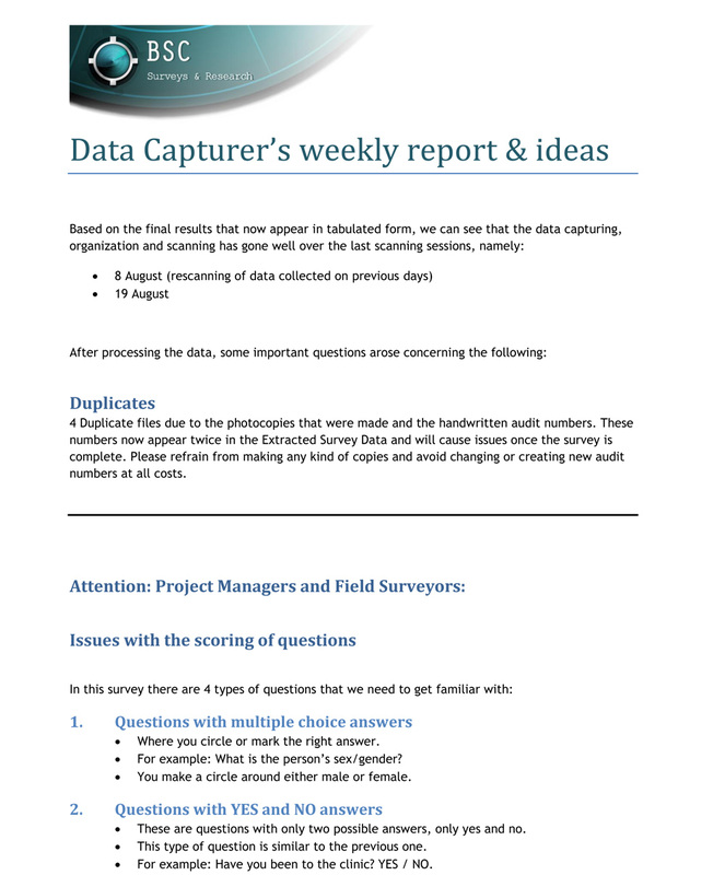 business report format
