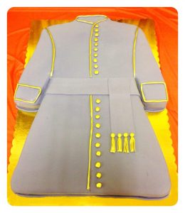 cake order form cassock robe cake