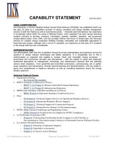 capability statement template link capabilities statement