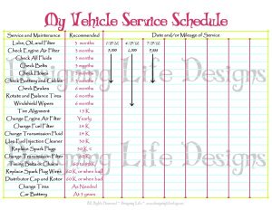 car maintenance schedule printable il fullxfull qpp
