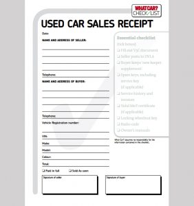 car sale receipt template car sale receipt template